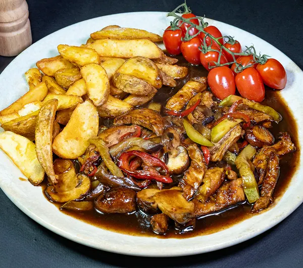 Pui cu Legume si Sos de Soia — livrare Meniuri Story Pizza Rahova